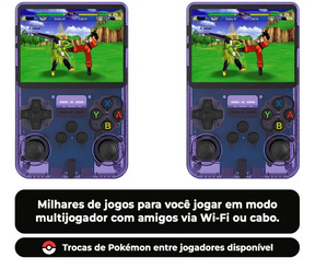 Console R36™ - 17.500 Jogos de 20+ Consoles (180 dias de Garantia)