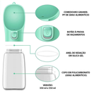 Garrafa bebedouro portátil para Pet