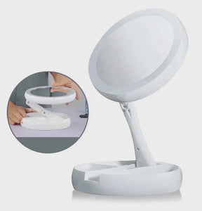 Espelho Para Maquiagem Com Luzes LED